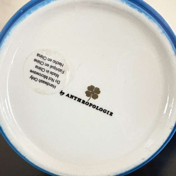 Anthropologie ceramic initial letter coffee mug, B - Picture 3 of 5